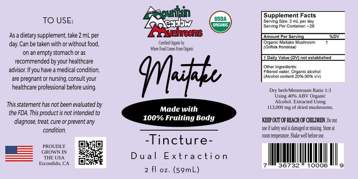 Maitake Tincture 2 oz.